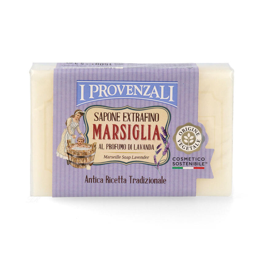 I Provenzali Marsiglia Seife mit Lavendelduft 150 g