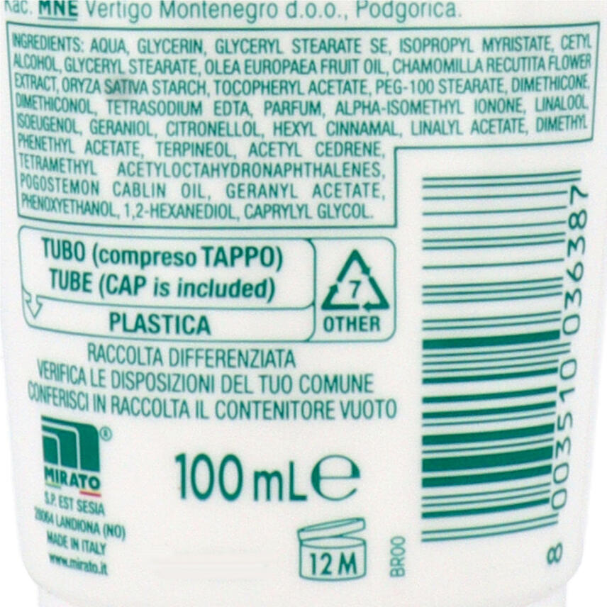 Glicemille Nutritive Handcreme mit Bio Kamille Glicerin und Oliven&ouml;l Tube 3x 100 ml