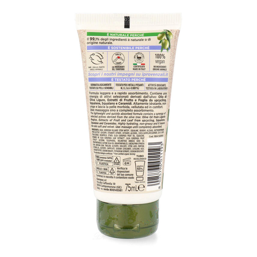 I Provenzali Ulivo Ligure Handcreme f&uuml;r sensible Haut 75 ml