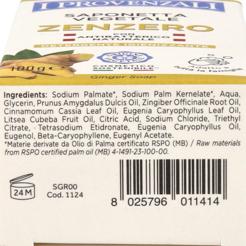 I Provenzali Zenzero Ingwer Seife 100 g