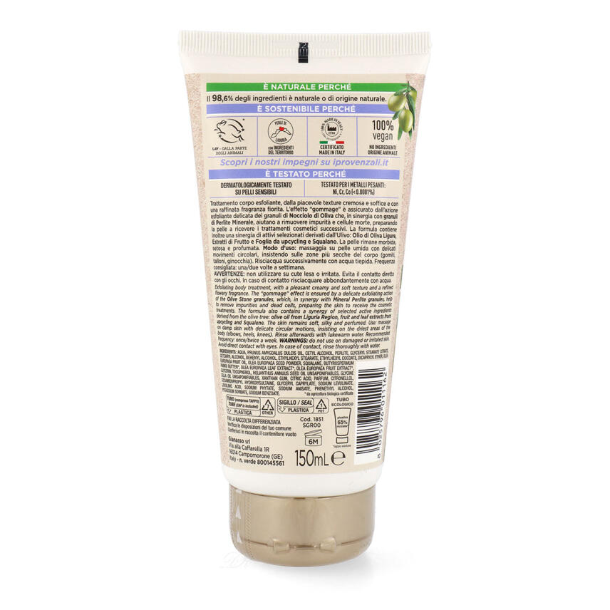 I Provenzali Ulivo Ligure Gommage Corpo Scrub 150 ml