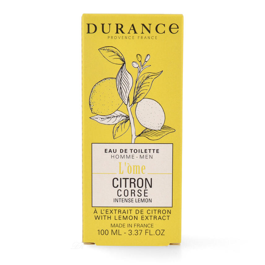 Durance L&ograve;me Citron Cors&eacute; Eau de Toilette Kr&auml;ftige Zitrone 100 ml