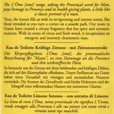 Durance L&ograve;me Citron Cors&eacute; Eau de Toilette Kr&auml;ftige Zitrone 100 ml