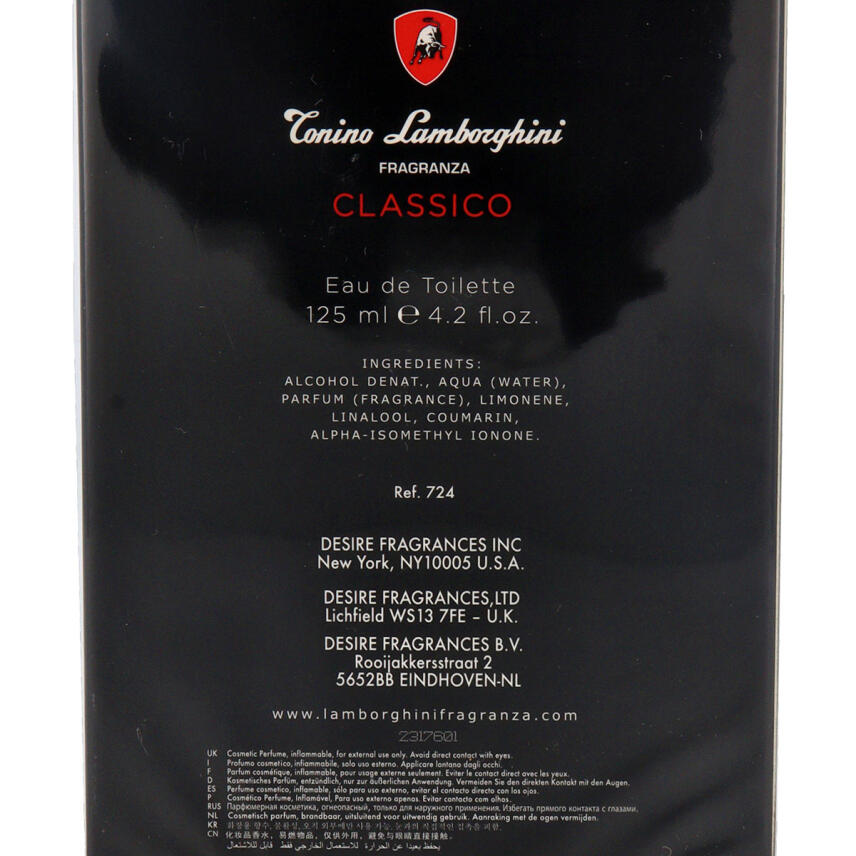 Tonino Lamborghini Classico Eau de Toilette Spray 125 ml