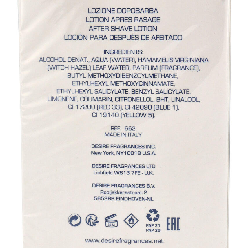 Sergio Tacchini Club After Shave Lotion 100 ml