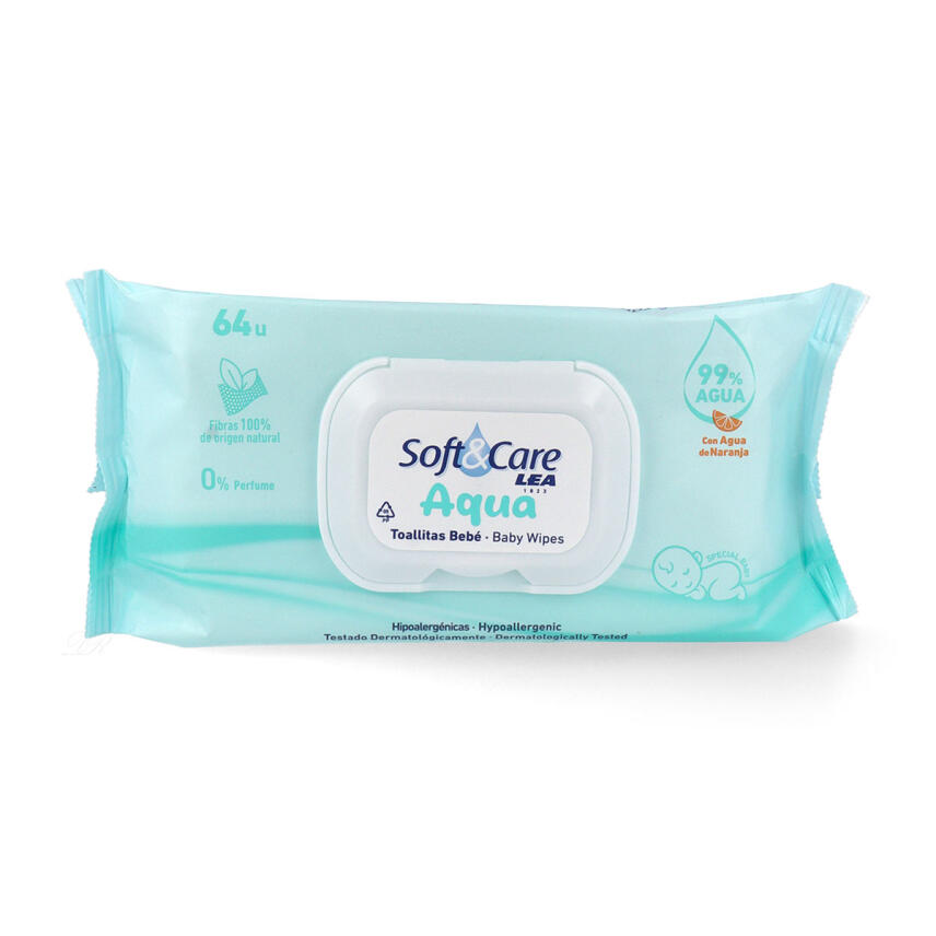 LEA Soft &amp; Care Aqua Baby Feuchtt&uuml;cher 64 St&uuml;ck