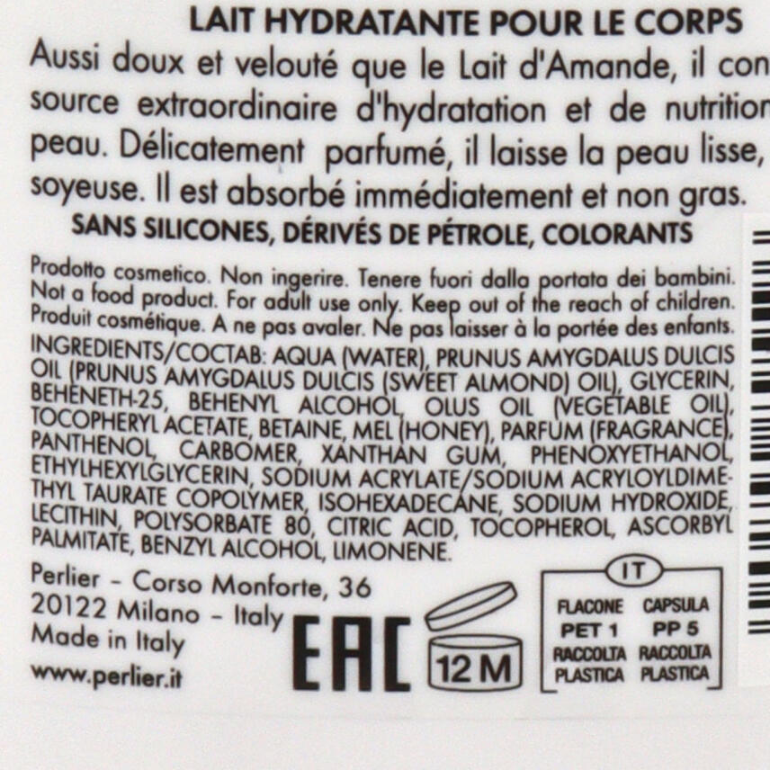 Perlier Mandorla Mandel K&ouml;rpermilch 250 ml