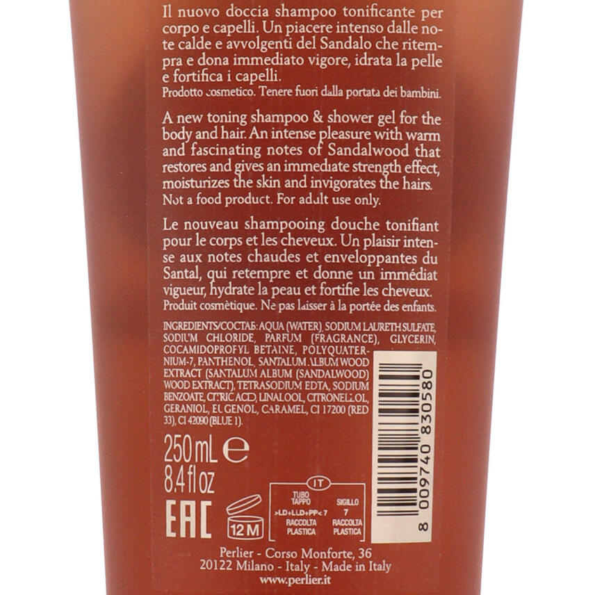 Perlier Sandalo - Sandelholz Duschshampoo 250 ml