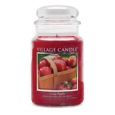 Village Candle Crisp Apple Duftkerze Gro&szlig;es Glas 626 g
