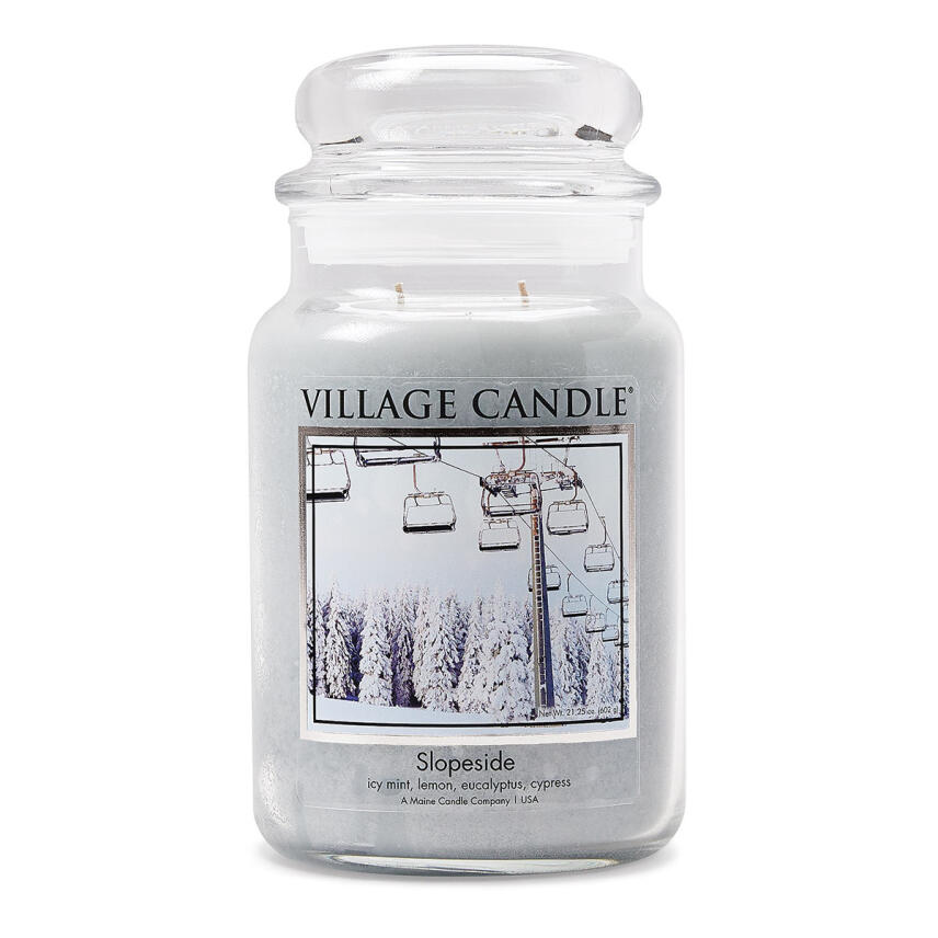 Village Candle Slopeside Duftkerze Gro&szlig;es Glas 626 g