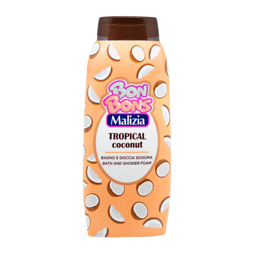 Malizia Bon Bons Tropical Coconut Bade- &amp; Duschschaum 500 ml