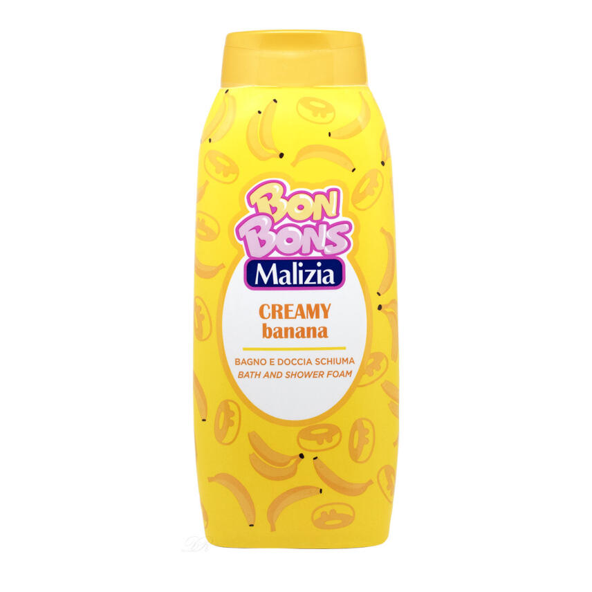 Malizia Bon Bons Creamy Banana Bade- &amp; Duschschaum 500 ml