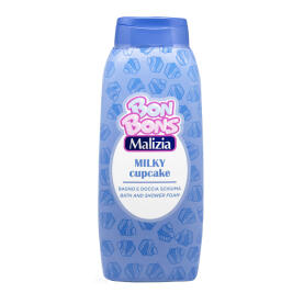 Malizia Bon Bons Milky Cupcake Bade & Duschschaum 500 ml
