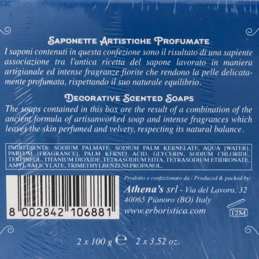 LErboristica di Athenas Fiori di Lilla e Muschio Bianco Seife 2 x 100 g