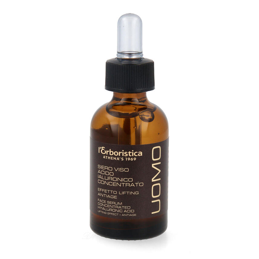 LErboristica di Athenas Uomo Geschenkset mit Anti Falten Hyaluron Serum, After Shave Balsam &amp; Duschgel