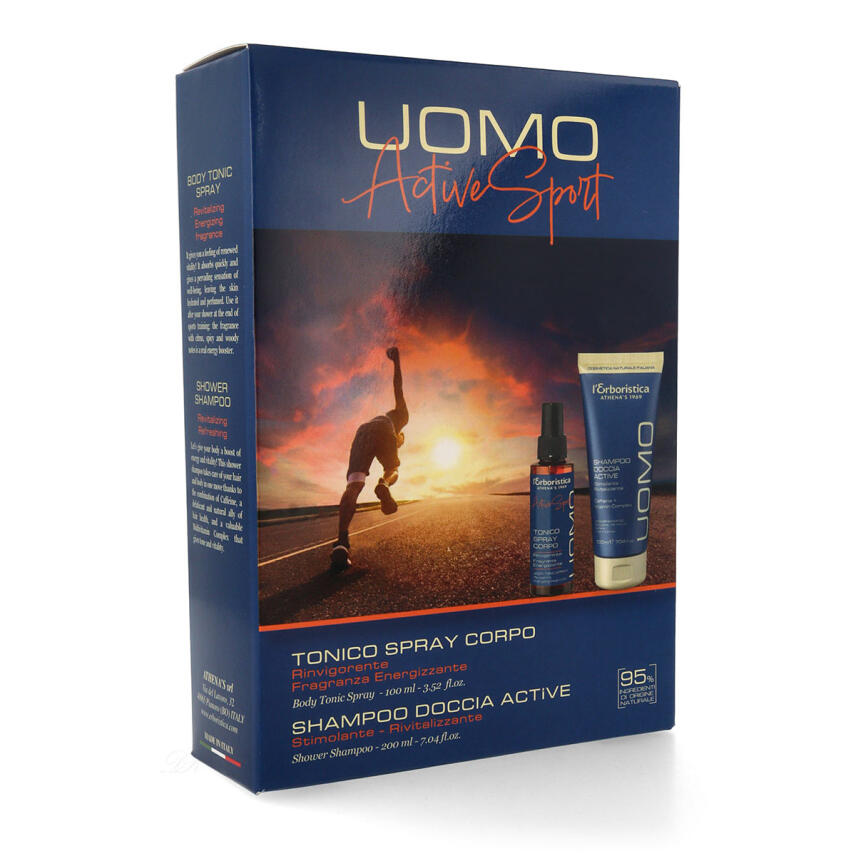 LErboristica di Athenas Geschenkset Tonic Body spray Gel 100 ml + Duschgel 100 ml