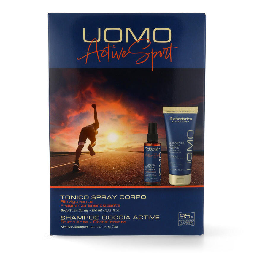 LErboristica di Athenas Geschenkset Tonic Body spray Gel 100 ml + Duschgel 100 ml