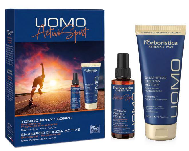 LErboristica di Athenas Geschenkset Tonic Body spray Gel 100 ml + Duschgel 100 ml