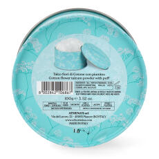 LErboristica di Athenas Baumwollbl&uuml;te K&ouml;rperpuder mit Quaste 100 g