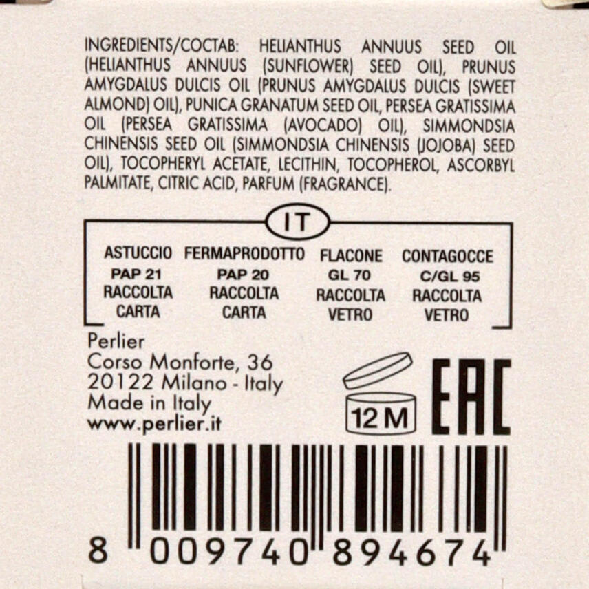 Perlier Melograno Regenerierendes Granatapfel&ouml;l 50 ml