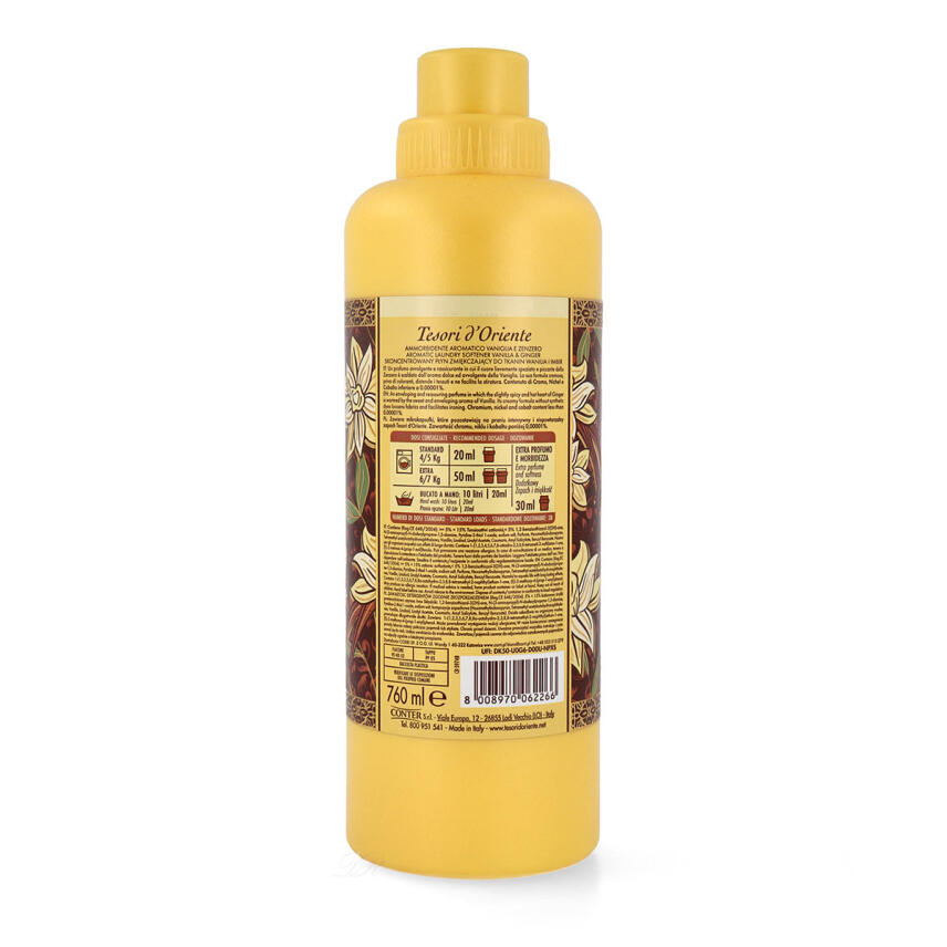 Tesori dOriente Vaniglia &amp; Zenzero Aromatischer Weichsp&uuml;ler 760 ml