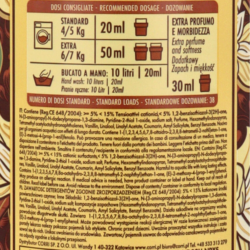 Tesori dOriente Vaniglia &amp; Zenzero Aromatischer Weichsp&uuml;ler 760 ml