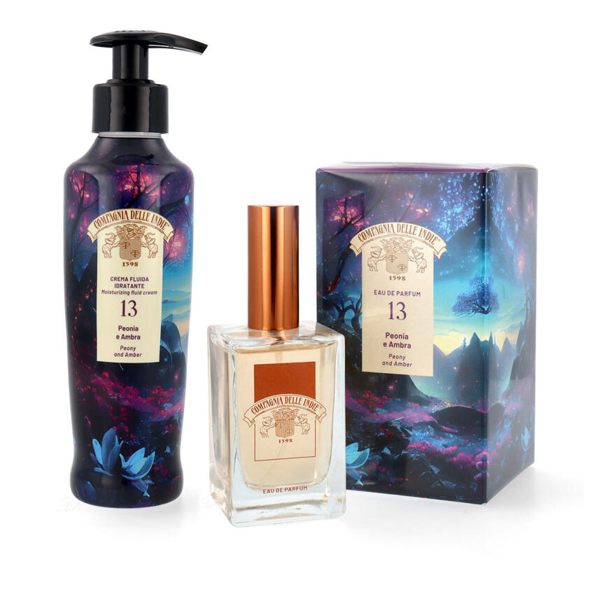 Compagnia delle Indie 13 Set Peonia e Ambra Eau de Parfum 75 ml &amp; K&ouml;rpercreme 250 ml