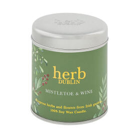 Herb Dublin Mistletoe & Wine Tin Duftkerze 180 g