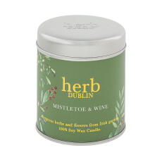Herb Dublin Mistletoe &amp; Wine Tin Duftkerze 180 g