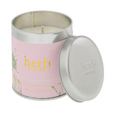 Herb Dublin Rhubarb &amp; Fresh Garden Mint Tin Duftkerze...