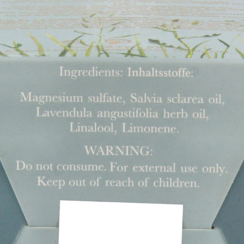 Herb Dublin Epson &amp; Muskatellersalbei Badesalz 250 g