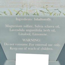 Herb Dublin Epson &amp; Muskatellersalbei Badesalz 250 g