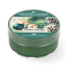 Country Candle Daylight Tinsel &amp; Thyme Duftkerze 42 g