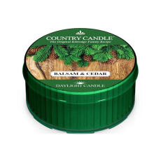 Country Candle Daylight Balsam &amp; Cedar Duftkerze 42 g
