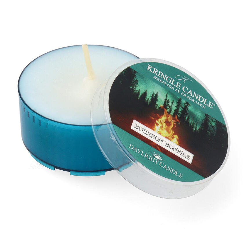 Kringle Candle Daylight Bourbon Bonfire Duftkerze 42 g