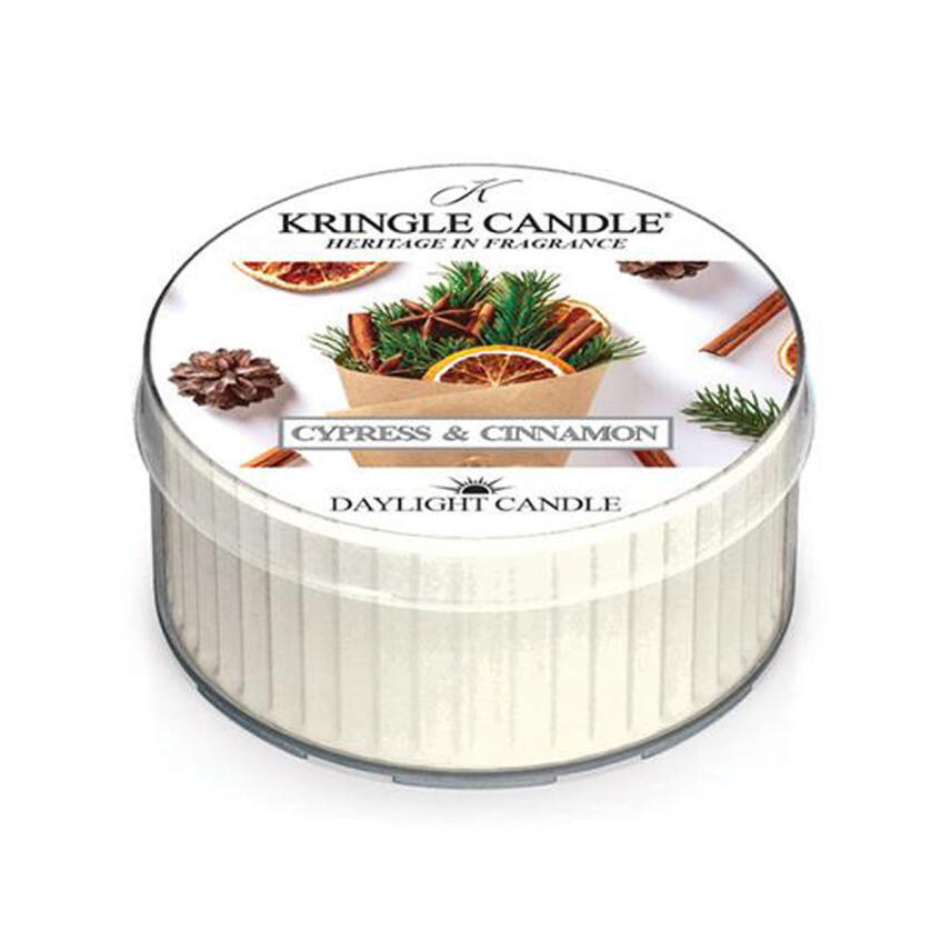 Kringle Candle Daylight Cypress &amp; Cinnamon Duftkerze 42 g