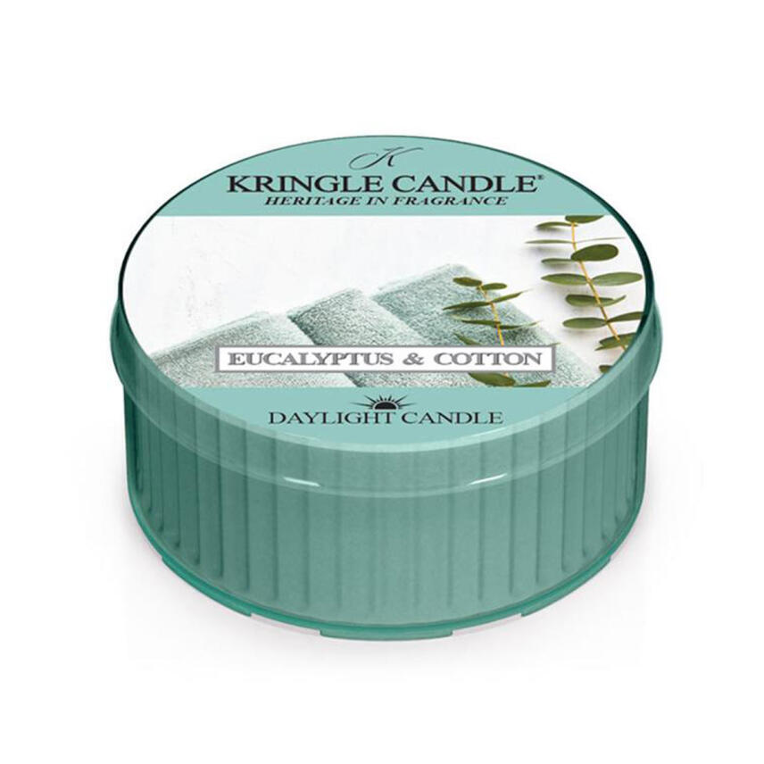 Kringle Candle Daylight Eucalyptus Cotton Duftkerze 42 g