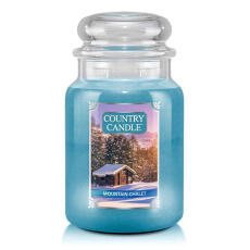 Country Candle Mountain Chalet Gro&szlig;es Glas...