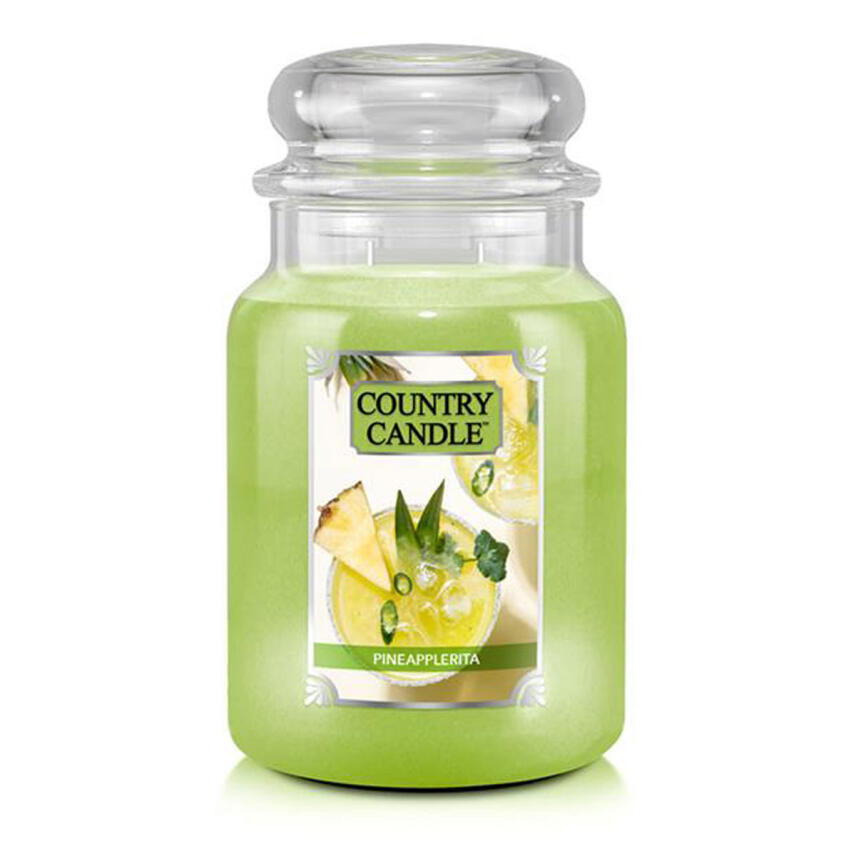 Country Candle Pineapplerita Gro&szlig;es Glas Duftkerze 680 g