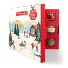 Yankee Candle Christmas 9 x Filled Votivkerze im Glas Geschenkset 37 g