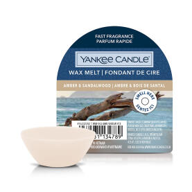 Yankee Candle Amber & Sandalwood Wax Melt Duftwachs 22 g