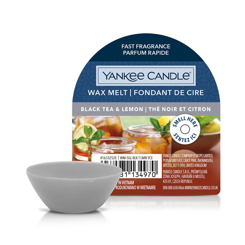 Yankee Candle Black Tea &amp; Lemon Wax Melt Duftwachs 22 g