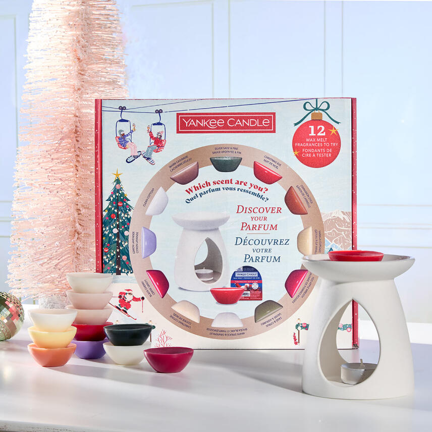 Yankee Candle Duftlampe &amp; 12 Wax Melts Geschenkset