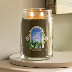 Yankee Candle Olive &amp; Cypress Signature Duftkerze Gro&szlig;es Glas 567 g