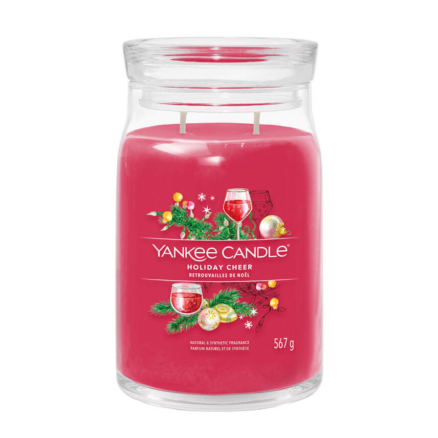 Yankee Candle Holiday Cheer Signature Duftkerze Gro&szlig;es Glas 567 g