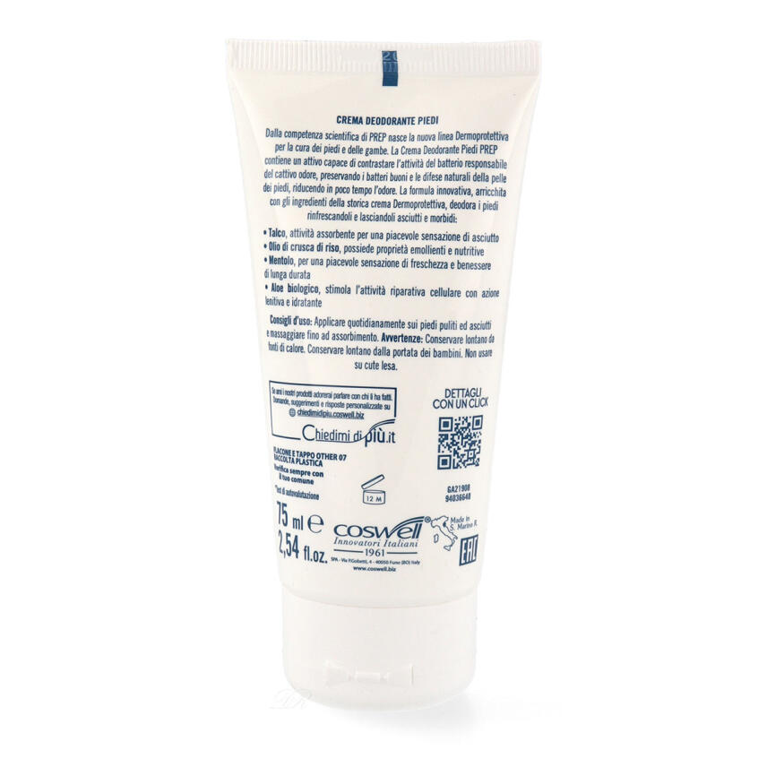 PREP Deocreme f&uuml;r F&uuml;sse 75 ml