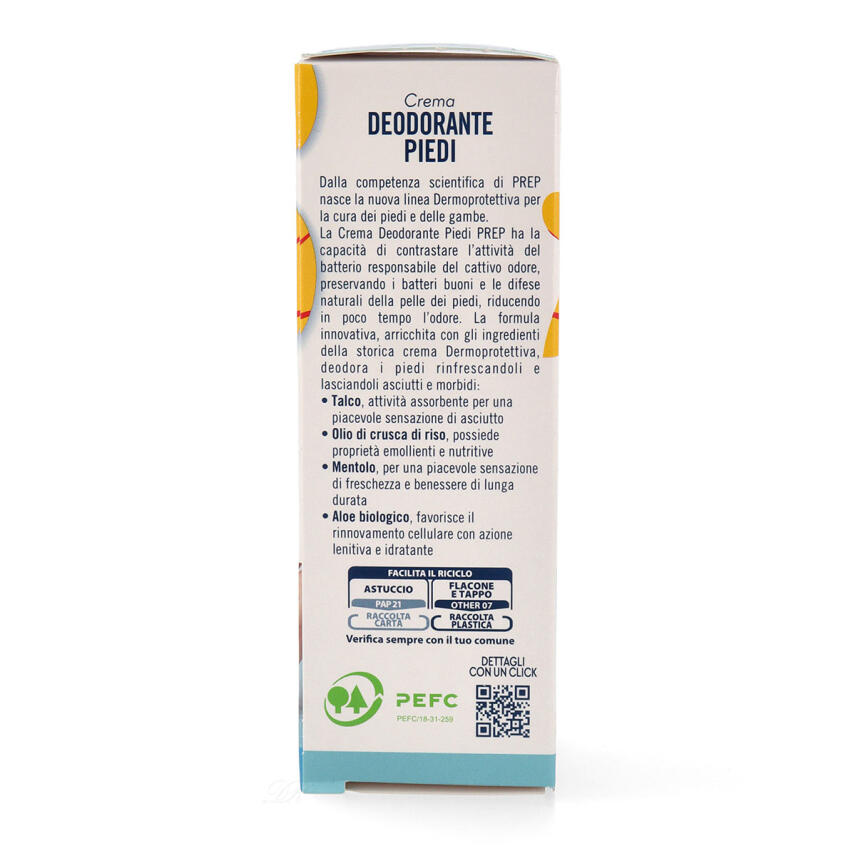 PREP Deocreme f&uuml;r F&uuml;sse 75 ml