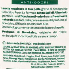 Borotalco Puro Deodorant Vapo No Gas 75 ml