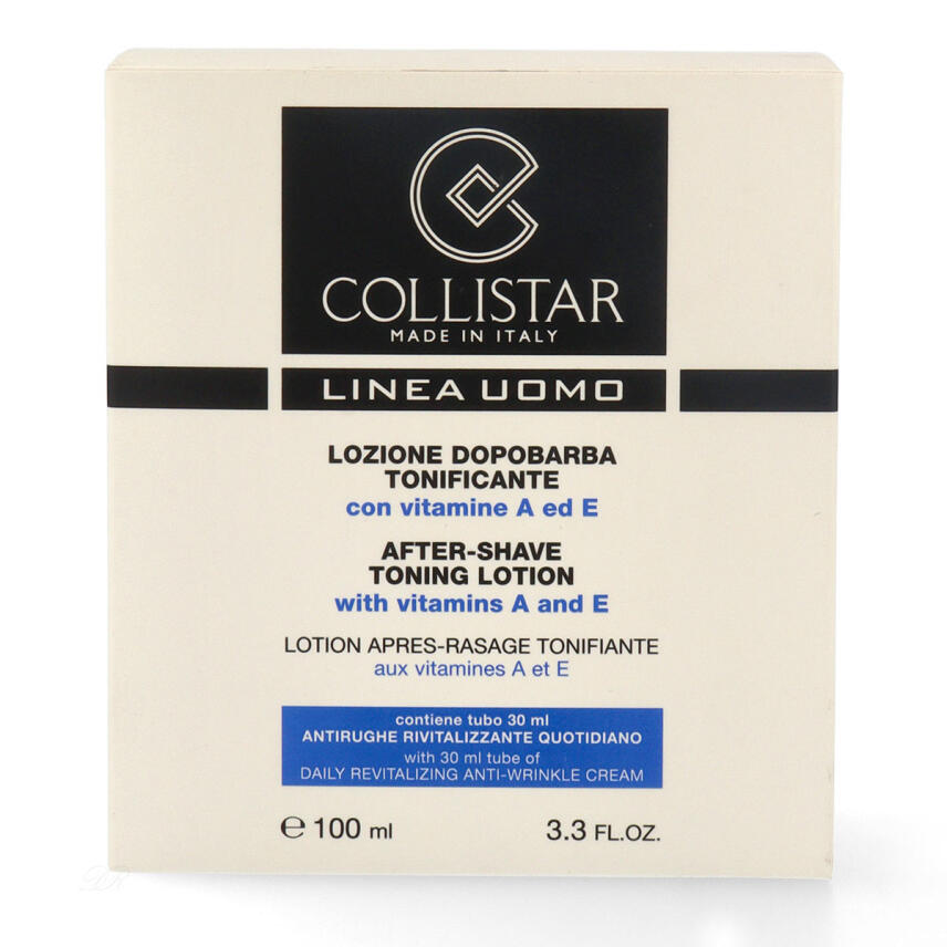 Collistar Tonic Lotion After Shave mit Vitamin A und E 100ml