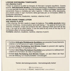 Collistar Tonic Lotion After Shave mit Vitamin A und E 100ml